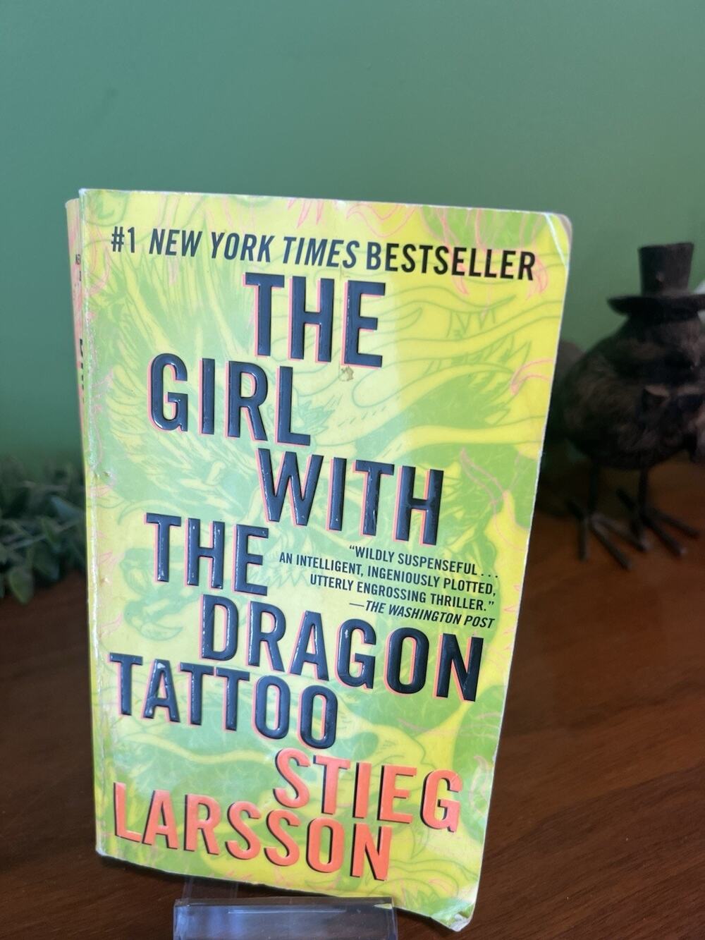 The Girl with the Dragon Tattoo paperback book
